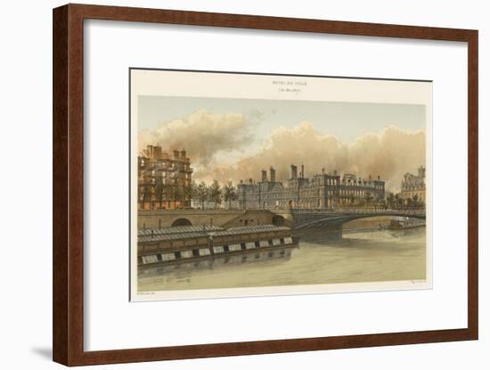 Hotel De Ville, 24 Mai 1871-null-Framed Giclee Print