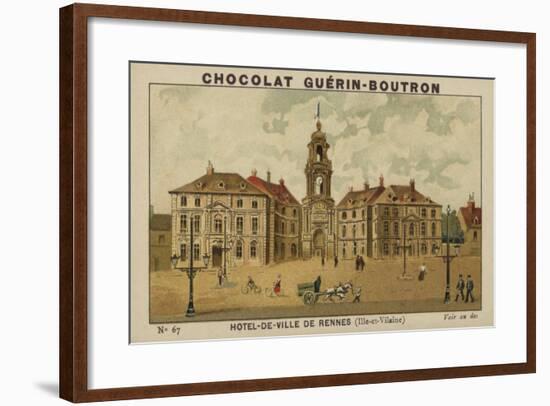 Hotel-De-Ville De Rennes, Ille-Et-Vilaine-null-Framed Giclee Print