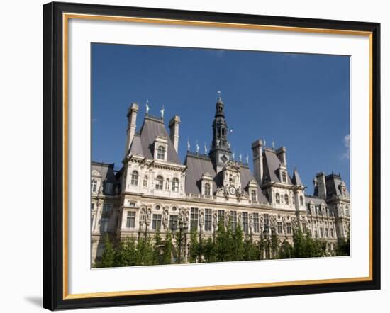 Hotel De Ville, Paris, France, Europe-Pitamitz Sergio-Framed Photographic Print