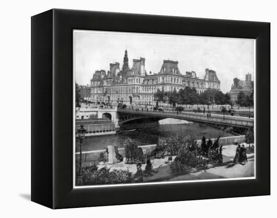 Hotel De Ville, Paris, Late 19th Century-John L Stoddard-Framed Premier Image Canvas