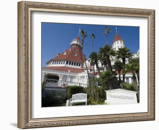 Hotel Del Coronado, National Historic Monument Dating from 1891, Coronado, United States of America-Ethel Davies-Framed Photographic Print