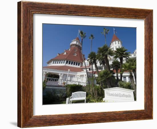 Hotel Del Coronado, National Historic Monument Dating from 1891, Coronado, United States of America-Ethel Davies-Framed Photographic Print