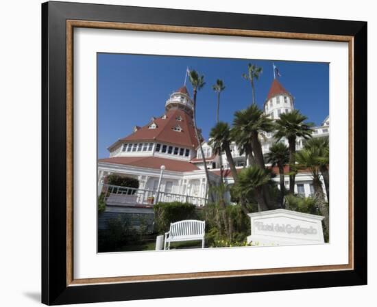 Hotel Del Coronado, National Historic Monument Dating from 1891, Coronado, United States of America-Ethel Davies-Framed Photographic Print