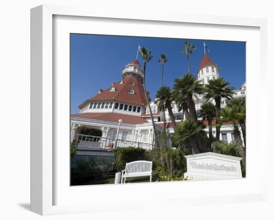 Hotel Del Coronado, National Historic Monument Dating from 1891, Coronado, United States of America-Ethel Davies-Framed Photographic Print