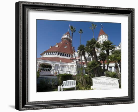 Hotel Del Coronado, National Historic Monument Dating from 1891, Coronado, United States of America-Ethel Davies-Framed Photographic Print