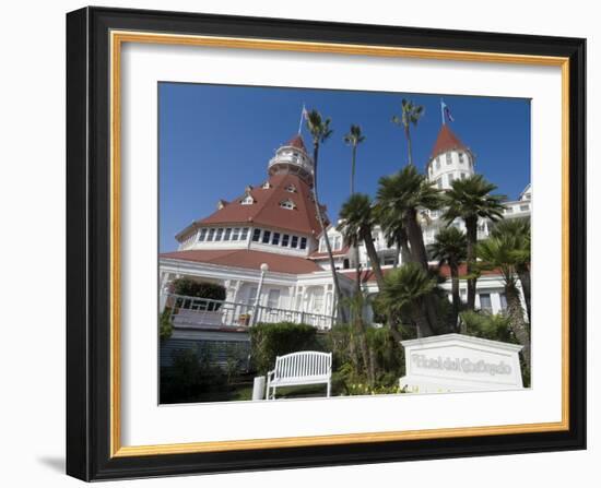 Hotel Del Coronado, National Historic Monument Dating from 1891, Coronado, United States of America-Ethel Davies-Framed Photographic Print