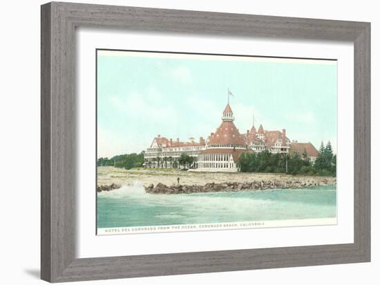 Hotel del Coronado, San Diego, California-null-Framed Art Print