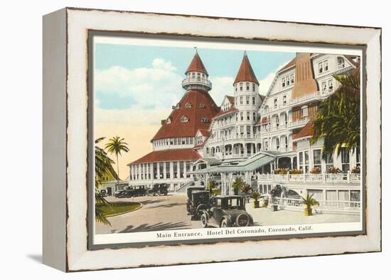 Hotel del Coronado, San Diego, California-null-Framed Stretched Canvas