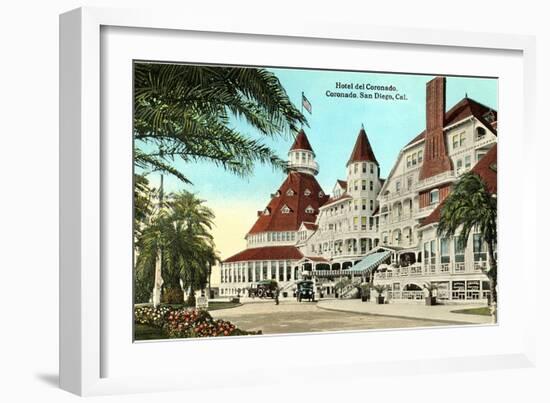 Hotel del Coronado, San Diego, California-null-Framed Art Print