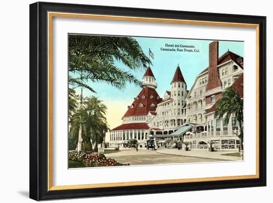 Hotel del Coronado, San Diego, California-null-Framed Art Print