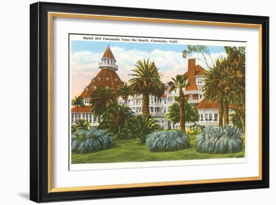 Hotel del Coronado, San Diego, California-null-Framed Art Print