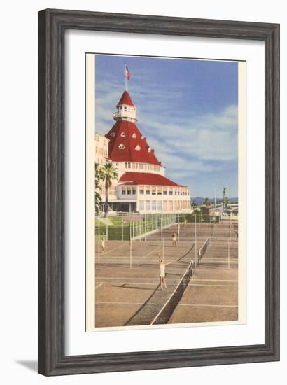 Hotel del Coronado, San Diego, California-null-Framed Art Print