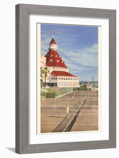 Hotel del Coronado, San Diego, California-null-Framed Art Print