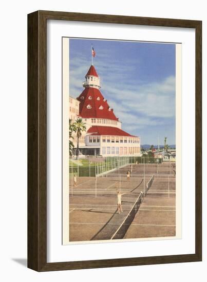 Hotel del Coronado, San Diego, California-null-Framed Art Print