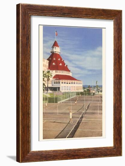 Hotel del Coronado, San Diego, California-null-Framed Art Print