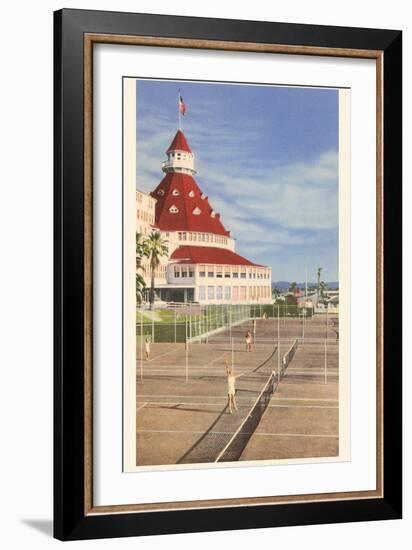 Hotel del Coronado, San Diego, California-null-Framed Art Print