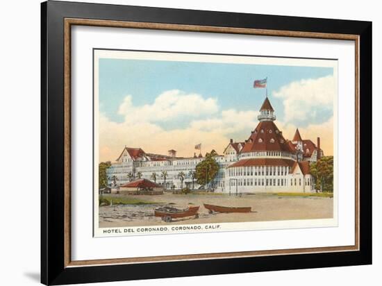 Hotel del Coronado, San Diego, California-null-Framed Art Print