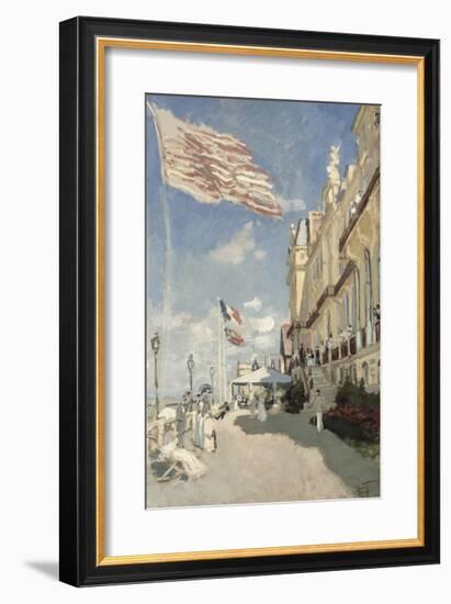 Hotel des Roches Noires, Trouville, 1870-Claude Monet-Framed Premium Giclee Print