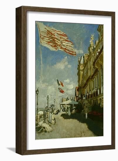 Hotel Des Roches Noires, Trouville, 1870-Claude Monet-Framed Giclee Print