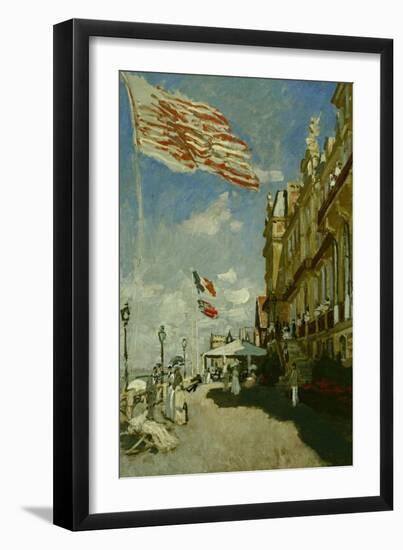 Hotel Des Roches Noires, Trouville, 1870-Claude Monet-Framed Giclee Print