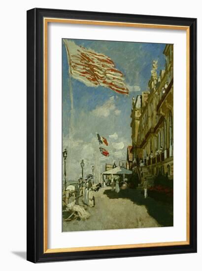 Hotel Des Roches Noires, Trouville, 1870-Claude Monet-Framed Giclee Print