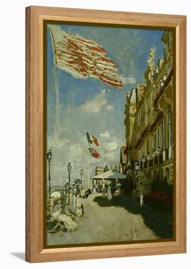 Hotel Des Roches Noires, Trouville, 1870-Claude Monet-Framed Premier Image Canvas