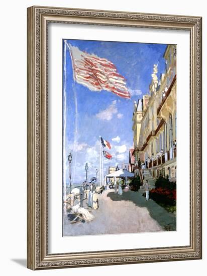 Hotel Des Roches Noires, Trouville, 1870-Claude Monet-Framed Giclee Print