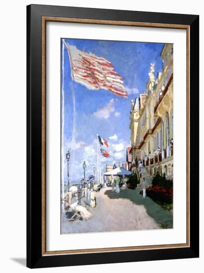 Hotel Des Roches Noires, Trouville, 1870-Claude Monet-Framed Giclee Print