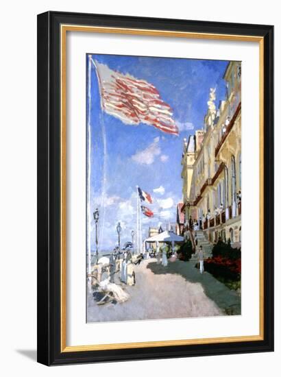 Hotel Des Roches Noires, Trouville, 1870-Claude Monet-Framed Giclee Print