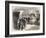 Hotel Dieu, Paris, France : Napoleon III visiting the sufferers of cholera in 1865-French School-Framed Giclee Print