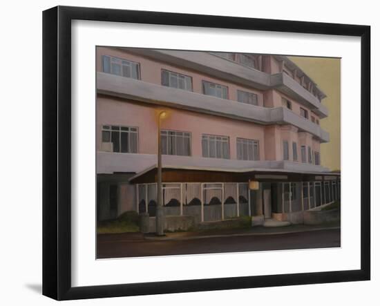 Hotel Dorville, Derelict, Weston-Super-Mare, 2015 (Oil on Canvas)-Peter Breeden-Framed Giclee Print