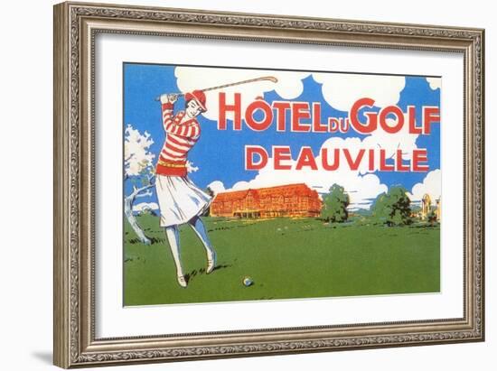 Hotel Du Golf, Deauville-null-Framed Art Print