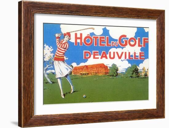 Hotel Du Golf, Deauville-null-Framed Art Print