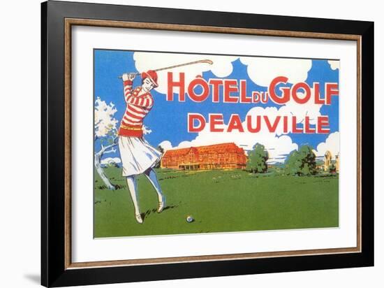 Hotel Du Golf, Deauville-null-Framed Art Print