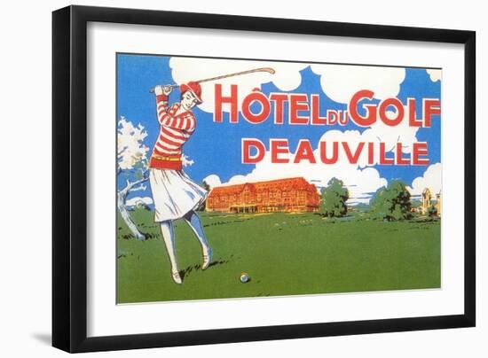 Hotel Du Golf, Deauville-null-Framed Art Print