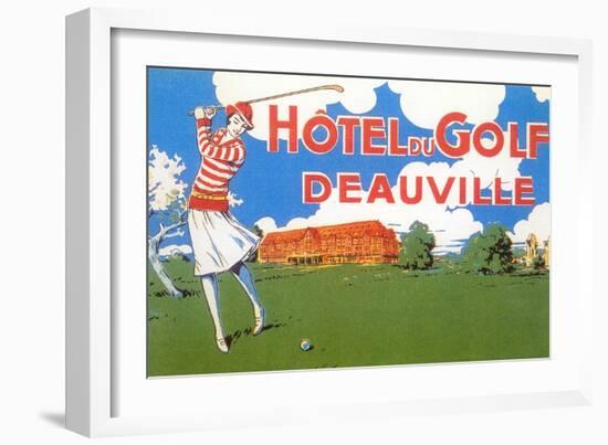 Hotel Du Golf, Deauville-null-Framed Art Print