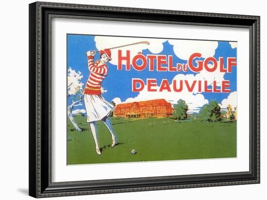 Hotel Du Golf, Deauville-null-Framed Art Print