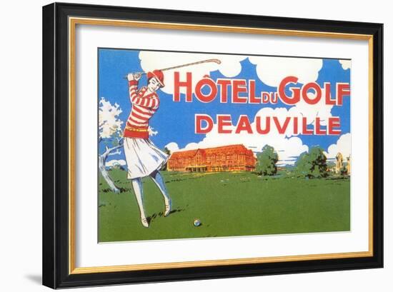 Hotel Du Golf, Deauville-null-Framed Art Print