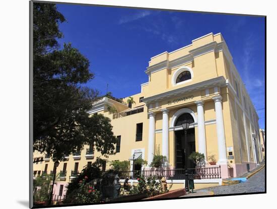 Hotel El Convento, Old San Juan, San Juan, Puerto Rico, West Indies, Caribbean, USA-Wendy Connett-Mounted Photographic Print