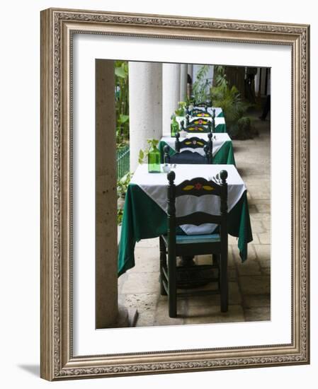 Hotel El Meson Del Marques, Valladolid, Yucatan, Mexico-Julie Eggers-Framed Photographic Print