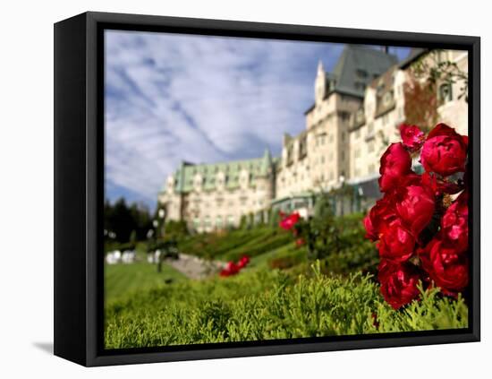 Hotel Fairmont Le Manoir Richelieu, Pointe-Au-Pic, Quebec, Charlevoix Region, Canada-Cindy Miller Hopkins-Framed Premier Image Canvas