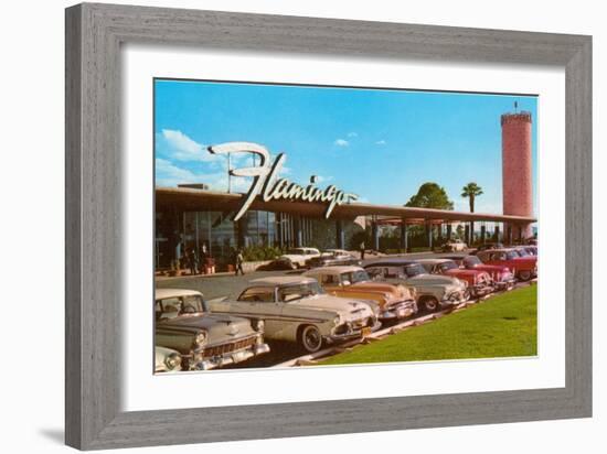 Hotel Flamingo, Las Vegas, Nevada-null-Framed Premium Giclee Print