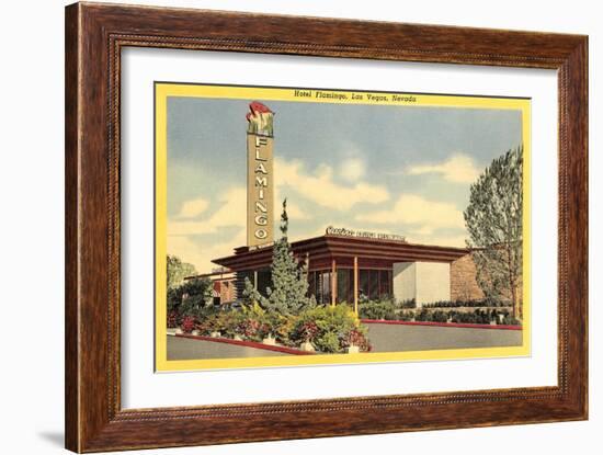 Hotel Flamingo, Las Vegas, Nevada-null-Framed Art Print