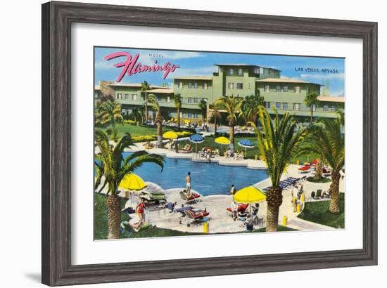 Hotel Flamingo, Las Vegas, Nevada-null-Framed Art Print