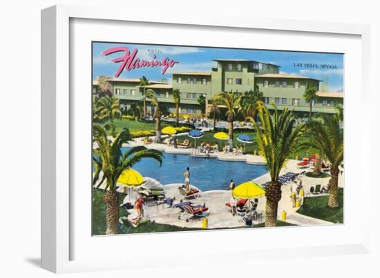 Hotel Flamingo, Las Vegas, Nevada-null-Framed Art Print