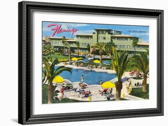 Hotel Flamingo, Las Vegas, Nevada-null-Framed Art Print