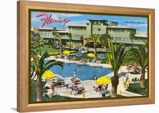 Hotel Flamingo, Las Vegas, Nevada-null-Framed Stretched Canvas