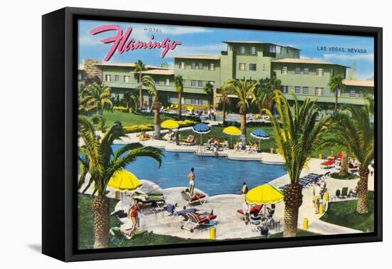 Hotel Flamingo, Las Vegas, Nevada-null-Framed Stretched Canvas