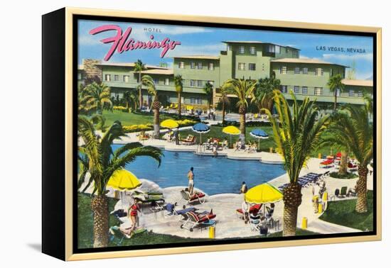 Hotel Flamingo, Las Vegas, Nevada-null-Framed Stretched Canvas