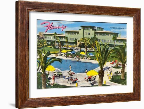 Hotel Flamingo, Las Vegas, Nevada-null-Framed Premium Giclee Print